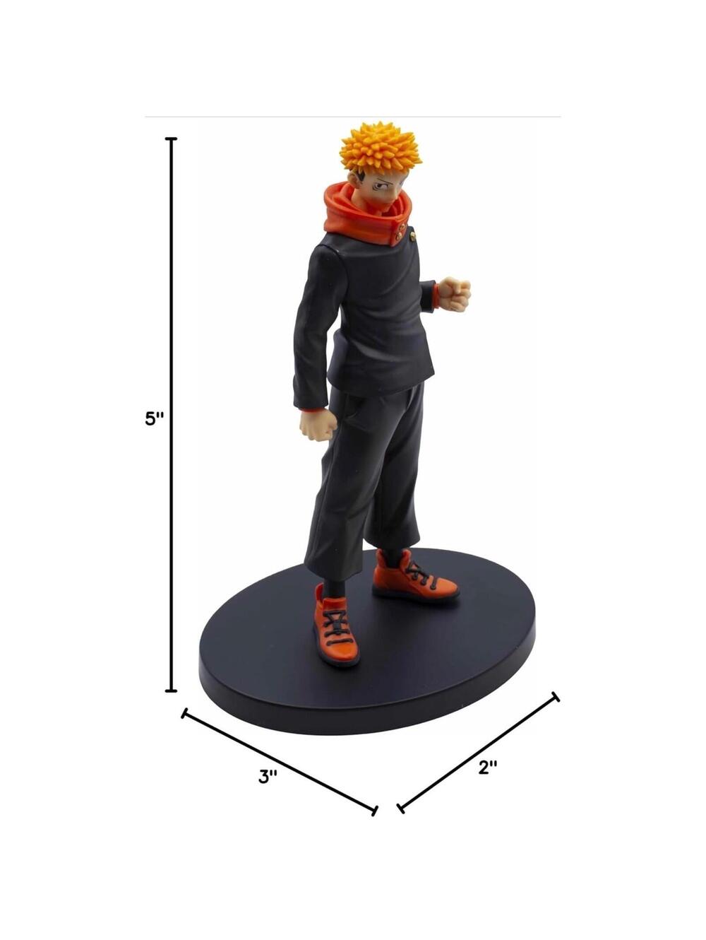 Banpresto Jujutsu Kaisen Yuji Itadori Figure Unisex 5in Black New Anime Toy